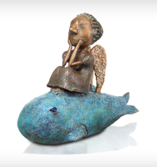Girl on a fish