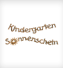 Écriture en bronze Strassacker pour le jardin d'enfants Sonnenschein
